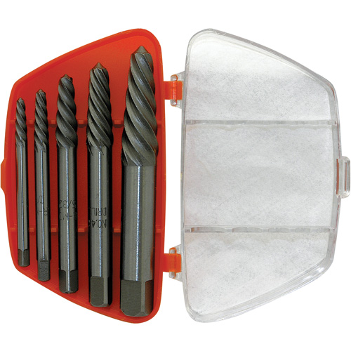 Jeu d'extracteurs en spirale ISE-5 5 mcx, Chrome molybdenum Dufferin Supply