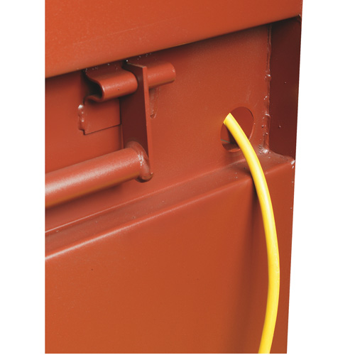 Jobsite Shelf Cabinet, Steel, 47.5 Cubic Feet, Red Dufferin Supply