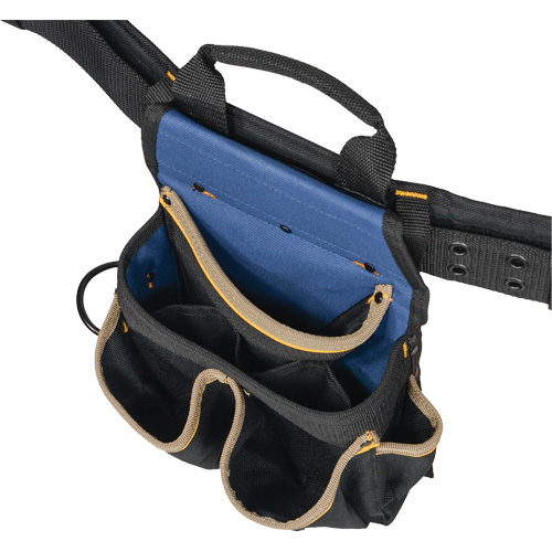Combin&eacute;s de ceinture &agrave; outils &agrave; 20 pochettes, Polyester, Noir Dufferin Supply