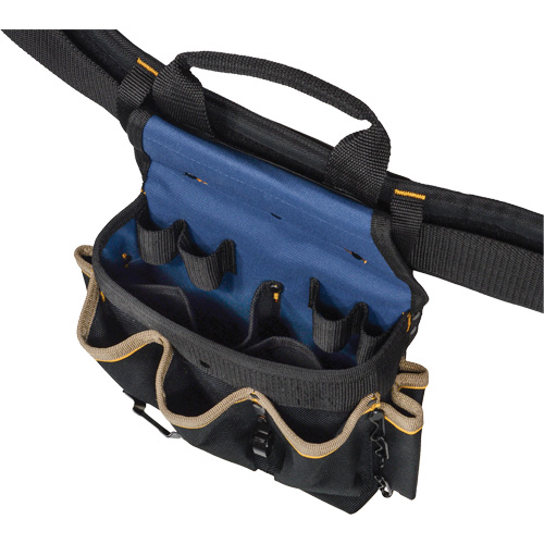 Combin&eacute;s de ceinture &agrave; outils &agrave; 20 pochettes, Polyester, Noir Dufferin Supply