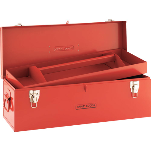 Coffre &agrave; outils, 10-3/4" P x 25-1/2" la x 10" h, Rouge Dufferin Supply