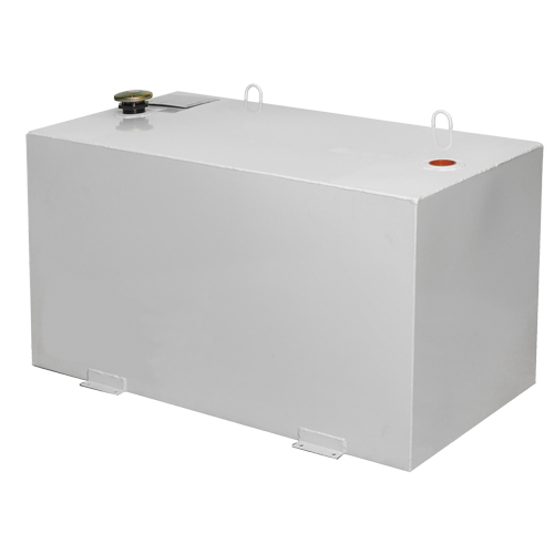 Steel Fuel Transfer Tank, Steel, 100 Gal. Capacity, White Dufferin Supply