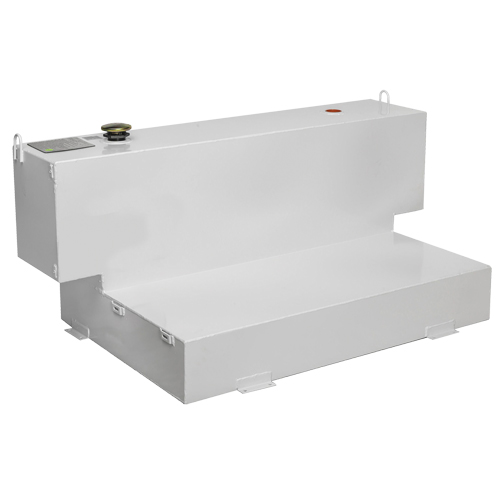 Steel Fuel Transfer Tank, Steel, 100 Gal. Capacity, White Dufferin Supply