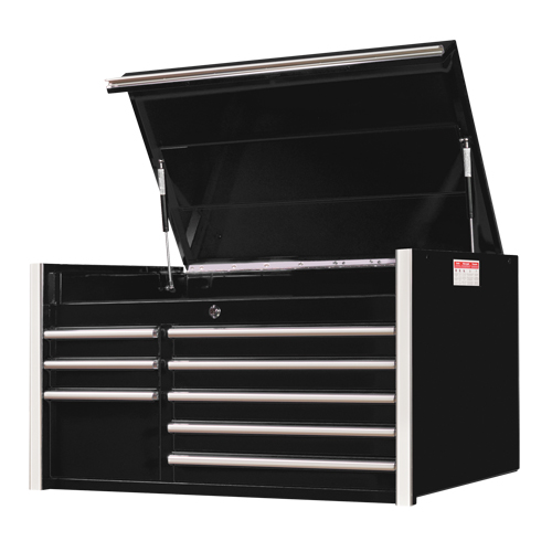 RX Series Tool Chest, 41" W, 8 Drawers, Black Dufferin Supply