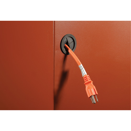 Field Office Jobsite Box, 33" W x 63" D x 80" H, Steel, Red Dufferin Supply