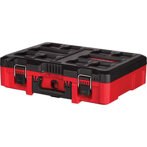 Packout Tool Case with Customizable Insert, 20-7/10" x 15-1/5" x 6-1/5", Black/Red Dufferin Supply