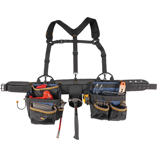 Ceinture &agrave; outils de luxe, Polyester, Noir Dufferin Supply
