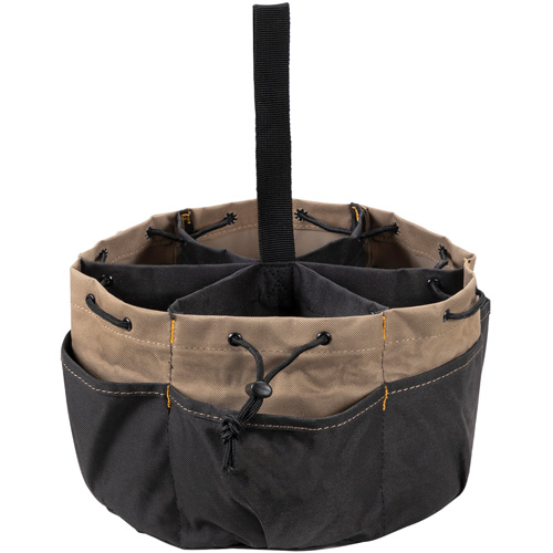 Sac &agrave; outils BUCKETBAG, Polyester, 18 pochettes, Noir Dufferin Supply