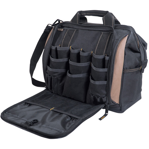 Multi-Compartment Tool Carrier, Polyester, 33 Pockets, Black Dufferin Supply