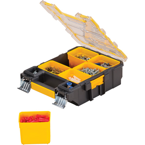 Organisateur de format moyen PRO, 4-1/2" la x 10-1/4" p x 13-3/5" h, Noir/Jaune Dufferin Supply