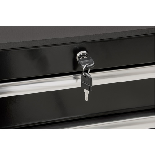 Heavy-Duty Tool Cart, 7 Drawers, 28" W x 22" D x 42-3/8" H, Black Dufferin Supply