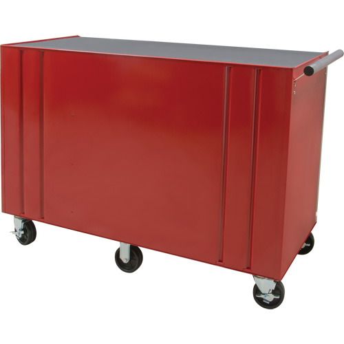 Industrial Tool Cart, 12 Drawers, 56" W x 24-1/2" D x 38-1/8" H, Red Dufferin Supply