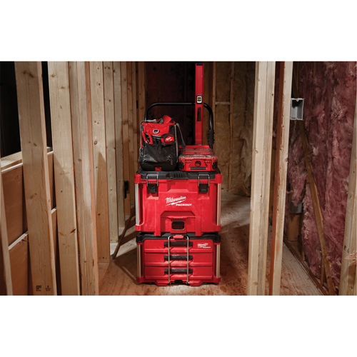 Boîte &agrave; outils Packout, 15-1/2" x 21-4/5" x 16-9/10", Noir/Rouge Dufferin Supply