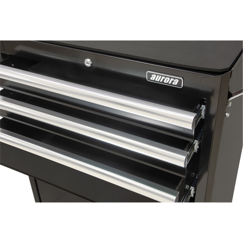 Industrial Tool Cart, 3 Drawers, 29-4/5" W x 21-1/5" D x 38-4/5" H, Black Dufferin Supply