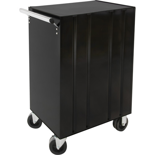 Industrial Tool Cart, 3 Drawers, 29-4/5" W x 21-1/5" D x 38-4/5" H, Black Dufferin Supply