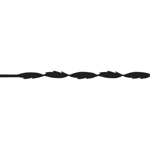 12 lames en spirale pour scie &agrave; chantourner, Coupe spirale, 0,028" la x 5" lo, 44 dents par pouce Dufferin Supply