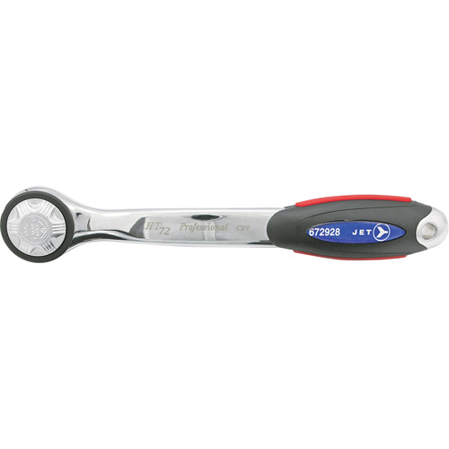 HT-1272 72-Tooth Ratchet Wrench, 1/2" Drive, Ergonomic Handle Dufferin Supply