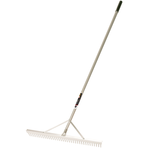 Pro Level Rakes, Aluminum Handle, 36" W, Aluminum Blade, 36 Tines Dufferin Supply
