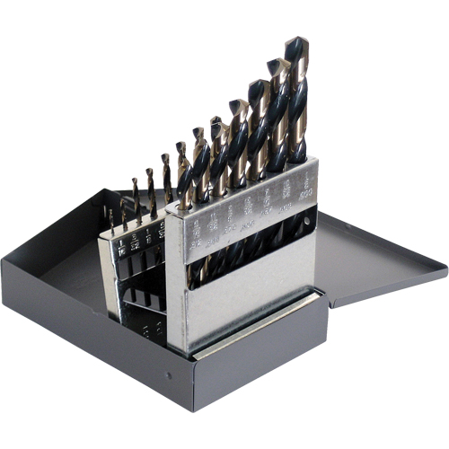 Drill Sets, 15 Pieces, High Speed Steel Dufferin Supply