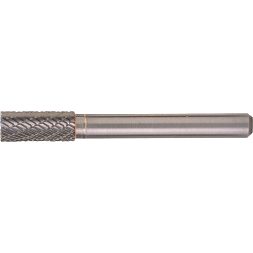 Solid Carbide Burrs - Cylinder Shape with No End Cut, SA-9, 1" Dia., 1/4" Shank Dufferin Supply