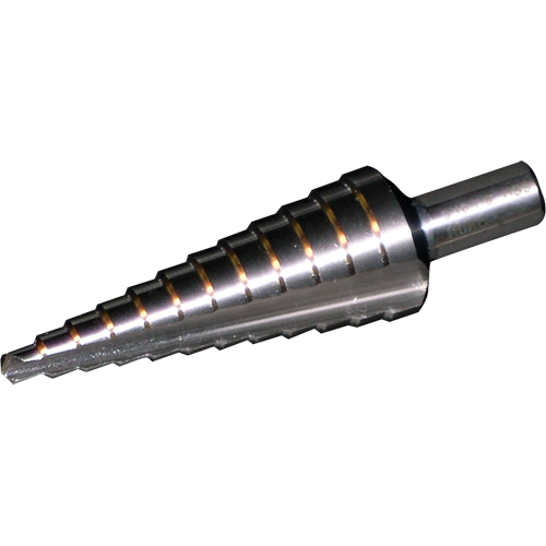 Step Drills, 3/16" - 1/2" , 1/16" Increments Dufferin Supply