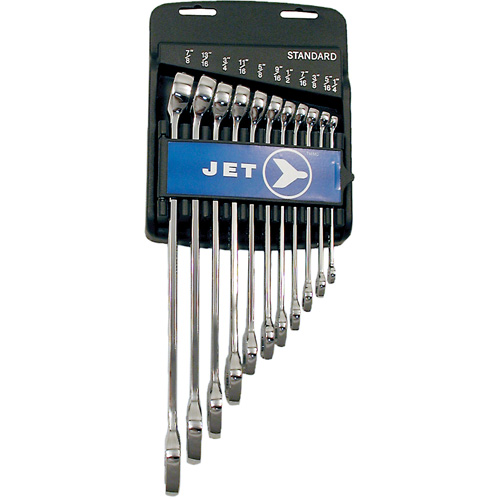 Fully Polished Long Pattern Combination Wrench Set, Combination, 11 Pieces, Imperial Dufferin Supply