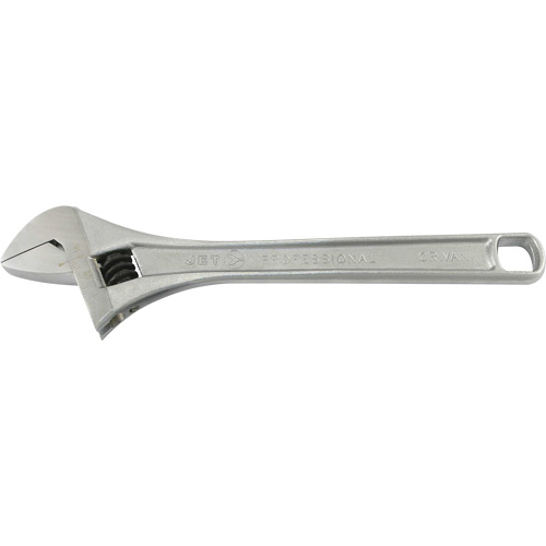 AWP-12 Super Heavy-Duty Professional Adjustable Wrench, 12" L, 1-1/2" Max Width, Chrome Dufferin Supply