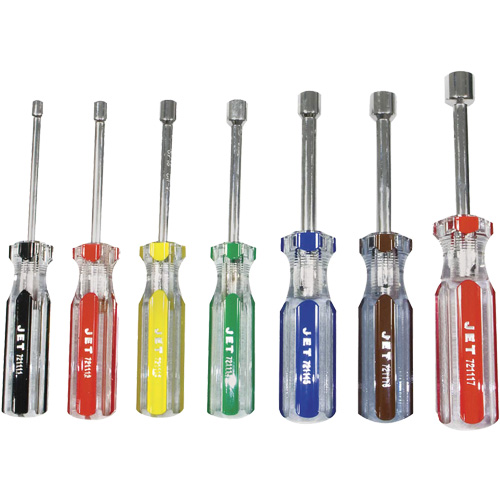NDS-07 Jumbo Handle Nut Driver Set, 7 Pcs., Magnetic, Imperial Dufferin Supply