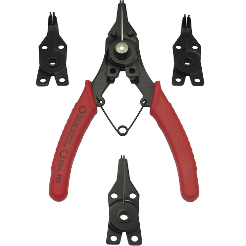 SRP-1S Convertible Snap Ring Plier Set, 5 Pieces Dufferin Supply