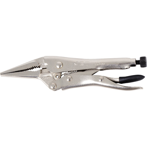 J6LN Super Heavy-Duty  Locking Pliers with Cutter, 6" Length, Long Nose Dufferin Supply