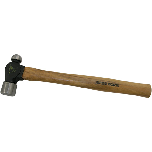 Heavy-Duty Ball Pein Hammer, 8 oz. Head Weight, Plain Face, Wood Handle Dufferin Supply