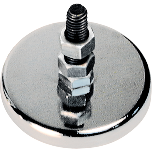 Aimants ronds &agrave; profil bas, dia. 2-1/32", Force de 13 lb Dufferin Supply