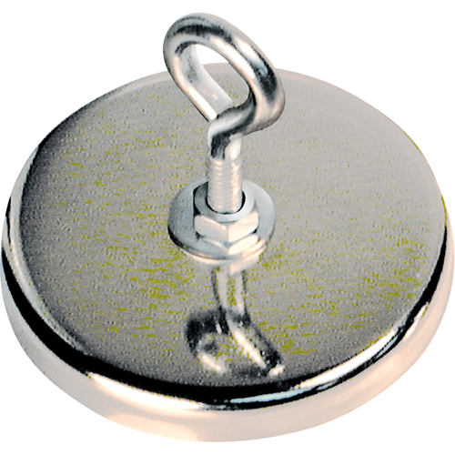 Aimants ronds &agrave; profil bas, dia. 3-3/16", Force de 140 lb Dufferin Supply