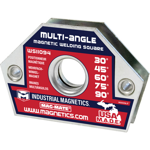&eacute;querres de soudage magn&eacute;tiques, 4-3/8" lo x 3/4" la x 3" h, 55 lb Dufferin Supply