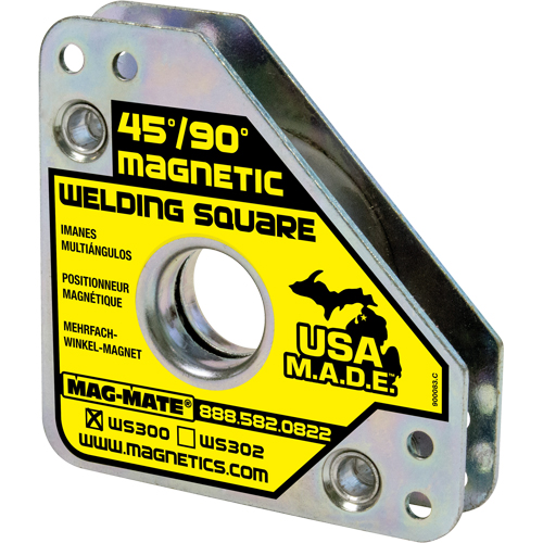 Magnetic Welding Squares, 3-3/4" L x 3/4" W x 3-3/4" H, 60 lbs. Dufferin Supply