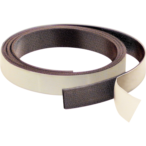 Magnetic Strips, 100' L x 3/4" W, 1/16" Thickness, Strength of 5 lbs. per Lin. Ft. Dufferin Supply