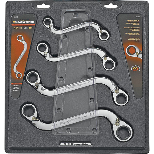 "S" Reversible Wrench Set - 4 Pieces Dufferin Supply
