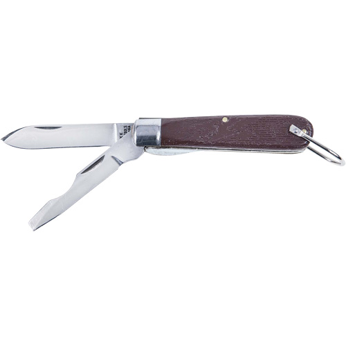 2-Blade Pocket Knife, 2-1/2" Blade, Carbon Steel Blade, Plastic Handle Dufferin Supply