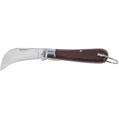 Pocket Knife with Hawkbill Slitting Blade, 2-5/8" Blade, Carbon Steel Blade, Plastic Handle Dufferin Supply