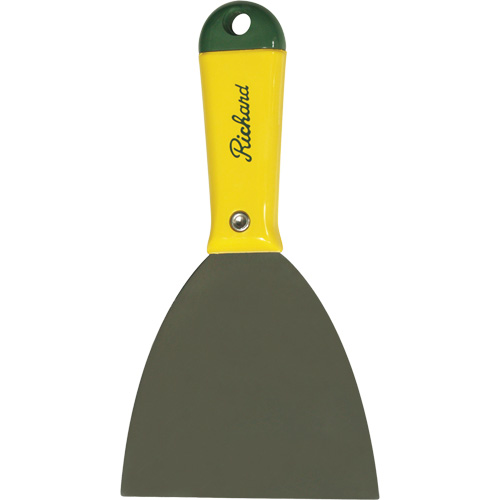 Signature Series Stiff Taping Knife, High-Carbon Steel Blade, 4" Wide, Polypropylene Handle Dufferin Supply