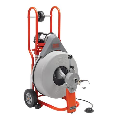 Drum Machine Drain Cleaner K-750, Electric, 3/4" x 100' Dufferin Supply