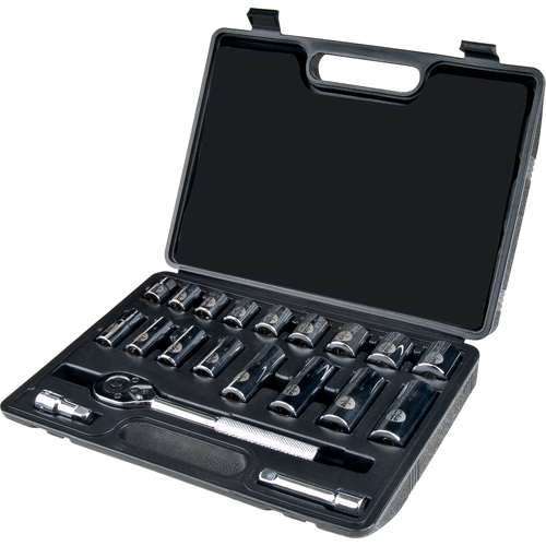 Jeu de douilles, 20 Mcx, Prise de 3/8", Profond Dufferin Supply