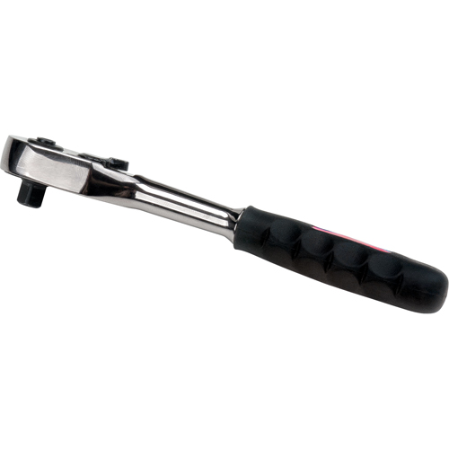Quick-Release Rubber Grip Ratchet Wrench, 1/4" Drive, Rubber Handle Dufferin Supply