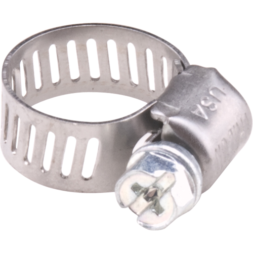 Colliers de serrage pour tuyaux - Collier de serrage en acier inoxydable & vis zingu&eacute;e, Dia. min 0.563, Dia. max 1-1/4" Dufferin Supply