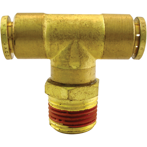 P.T.C. Swivel Male Branch Tees, Brass, 1/8" Dufferin Supply