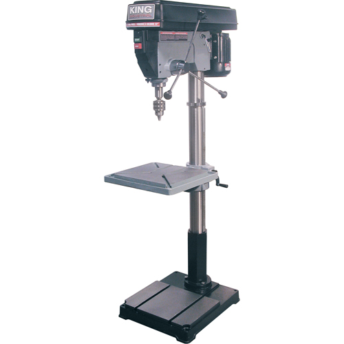 Perceuses &agrave; colonne de plancher, 22", Mandrin 3/4", 4200 tr/min Dufferin Supply