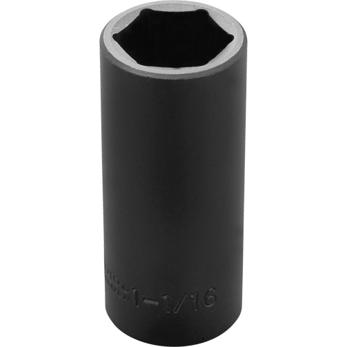 Socket, Impact, 1-1/16", 1/2" Drive, 6 Points, Deep Dufferin Supply