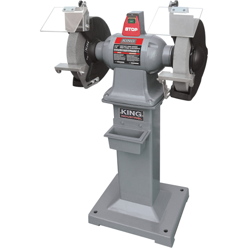 Heavy-Duty Bench Grinder With Floor Stand Dufferin Supply