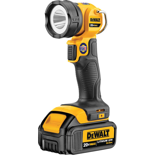 Max Work Light, LED, 110 Lumens, 11 Hrs. Run Time, Rechargeable Battery, Plastic Dufferin Supply