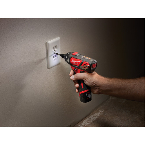 M12 Hex Screwdriver Kit, 1/4", 12 V, 175 in-lbs Max. Torque, Lithium-Ion Battery Dufferin Supply